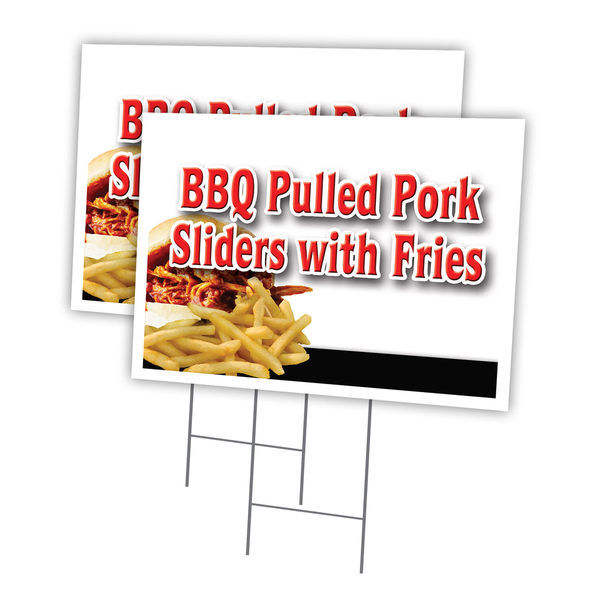 BBQ PULLED PORK SLIDERS FRIES