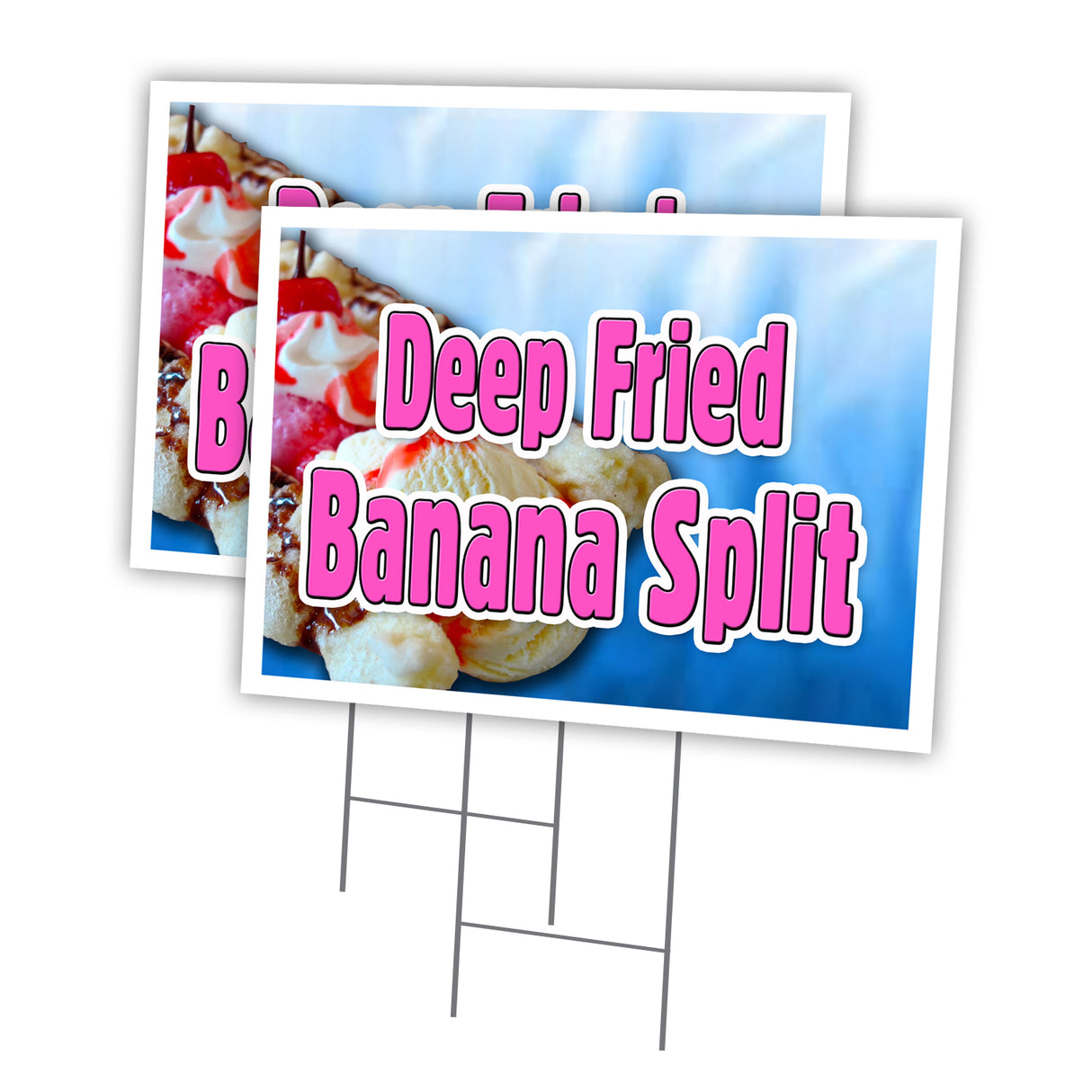 DEEP FRIED BANANA SPLIT