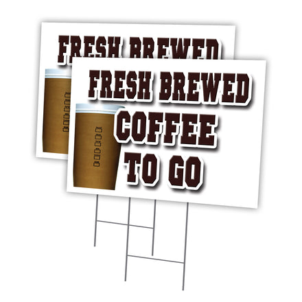 FRESH BREWED COFFEE TO GO