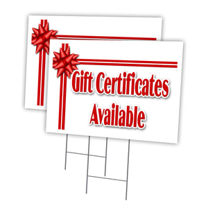 GIFT CERTIFICATES