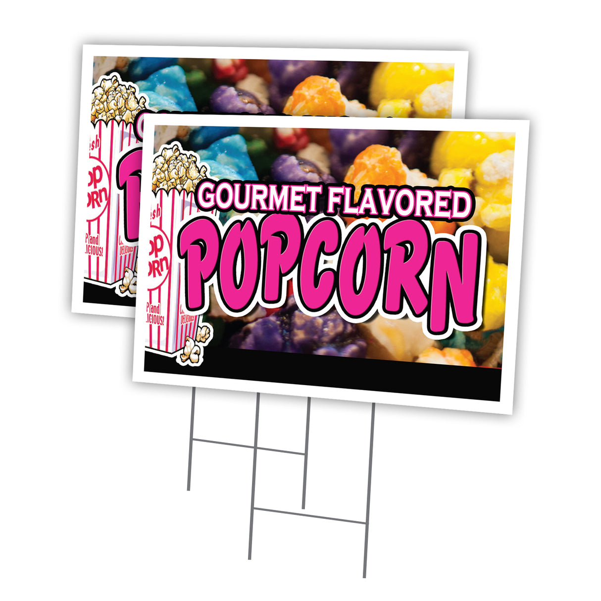 GOURMET FLAVORED POPCORN