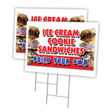 ICE CREAM COOKIE SANDWICHES BUILD YOUR OWN