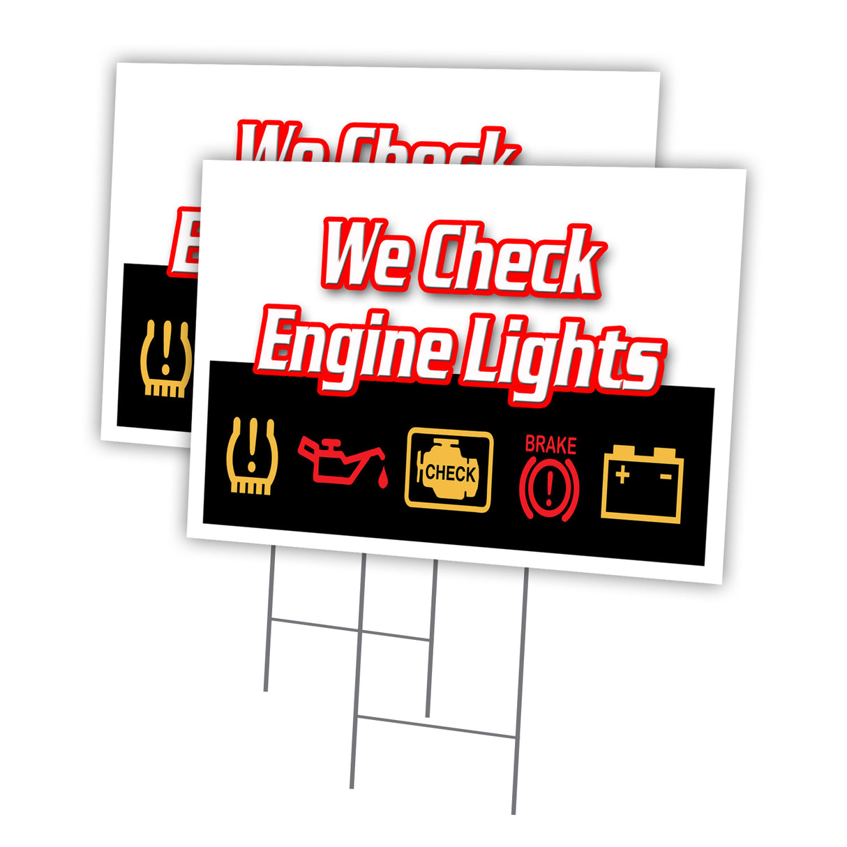 WE CHECK ENGINE LIGHTS