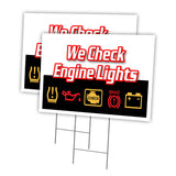 WE CHECK ENGINE LIGHTS