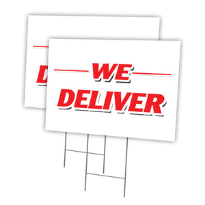 WE DELIVER