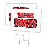 WE SELL BOXES