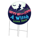 A Witch Lives Here Circle