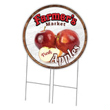 Farmer's Market Apples Circle