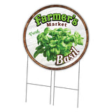 Farmer's Market Basil Circle