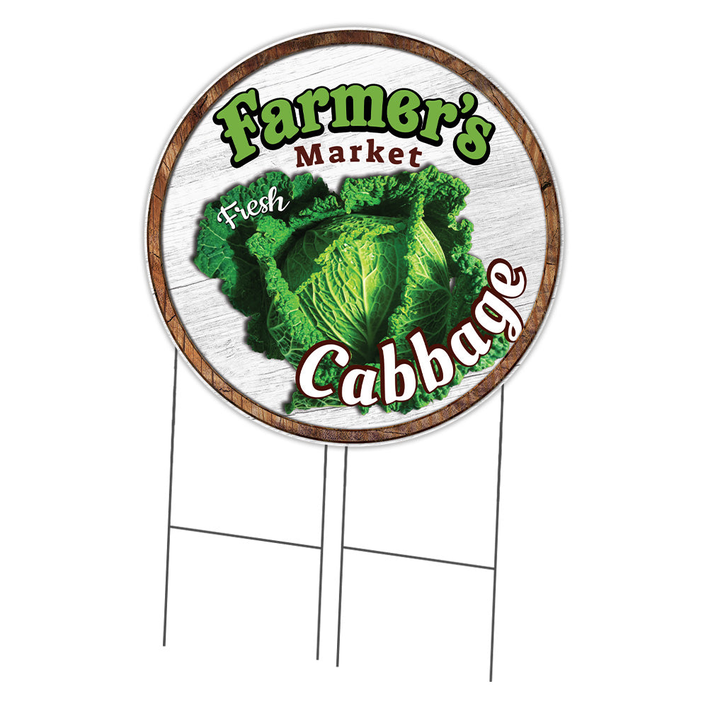 Farmer's Market Cabbage Circle