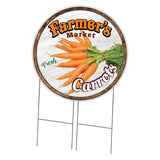 Farmer's Market Carrots Circle