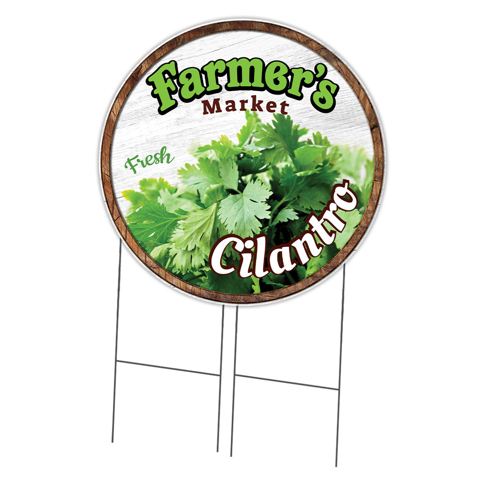 Farmer's Market Cilantro Circle