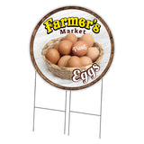 Farmer's Market Eggs Circle