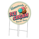 Farmer's Market Homemade Ice Cream Circle