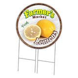 Farmer's Market Lemons Circle