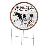 Farmer's Market Milk Circle