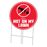 Not On My Lawn Circle