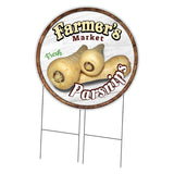 Farmer's Market Parsnips Circle