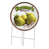Farmer's Market Pears Circle