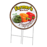Farmer's Market Peppers Circle