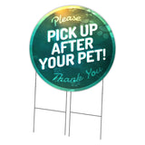 Pick Up After Your Pet Circle