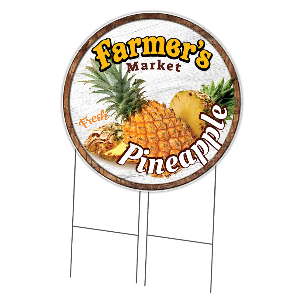 Farmer's Market Pineapple Circle