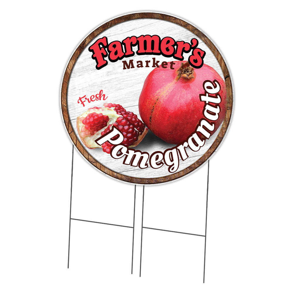 Farmer's Market Pomegranate Circle