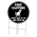 Poop Happens Just Not Circle