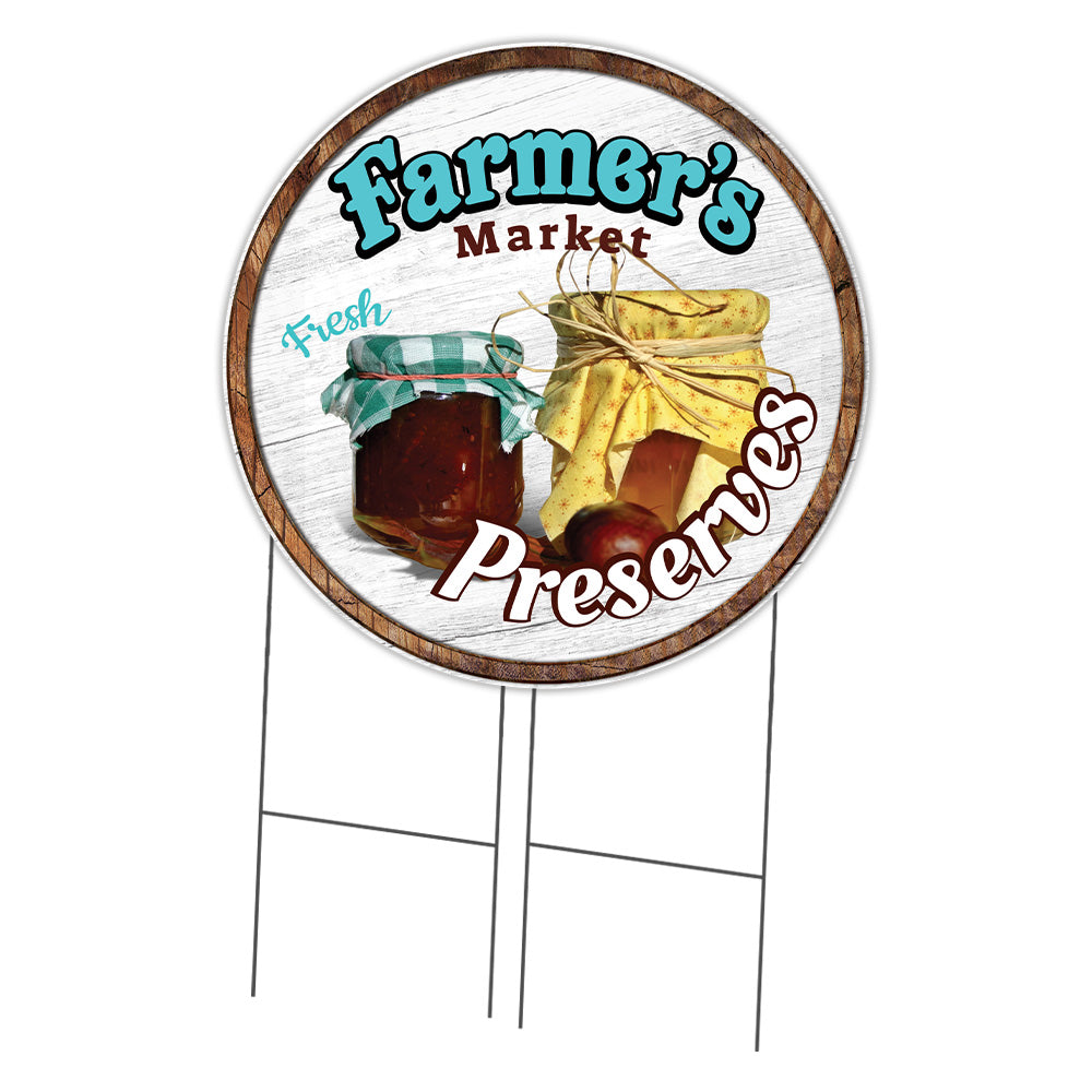 Farmer's Market Preserves Circle