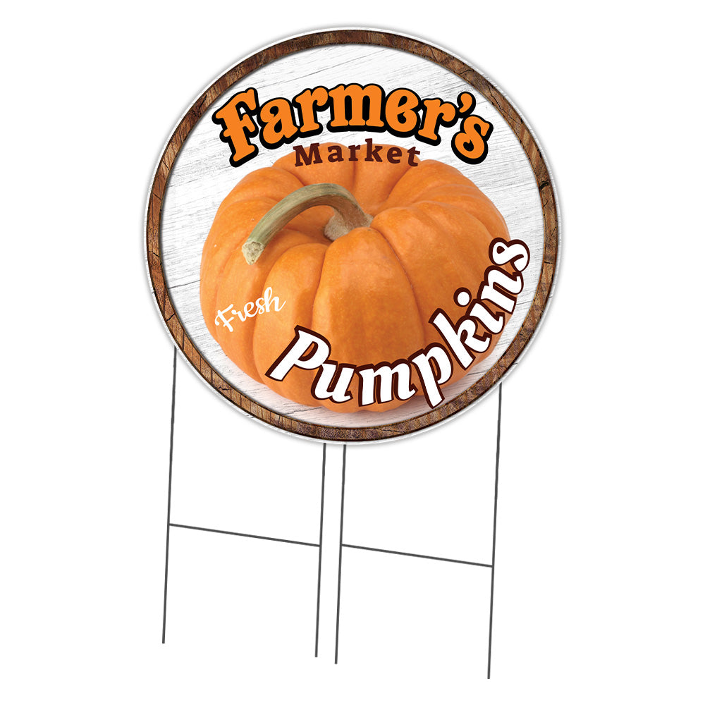 Farmer's Market Pumpkins Circle
