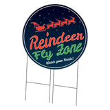 Reindeer Fly Zone Circle