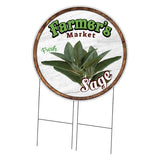 Farmer's Market Sage Circle