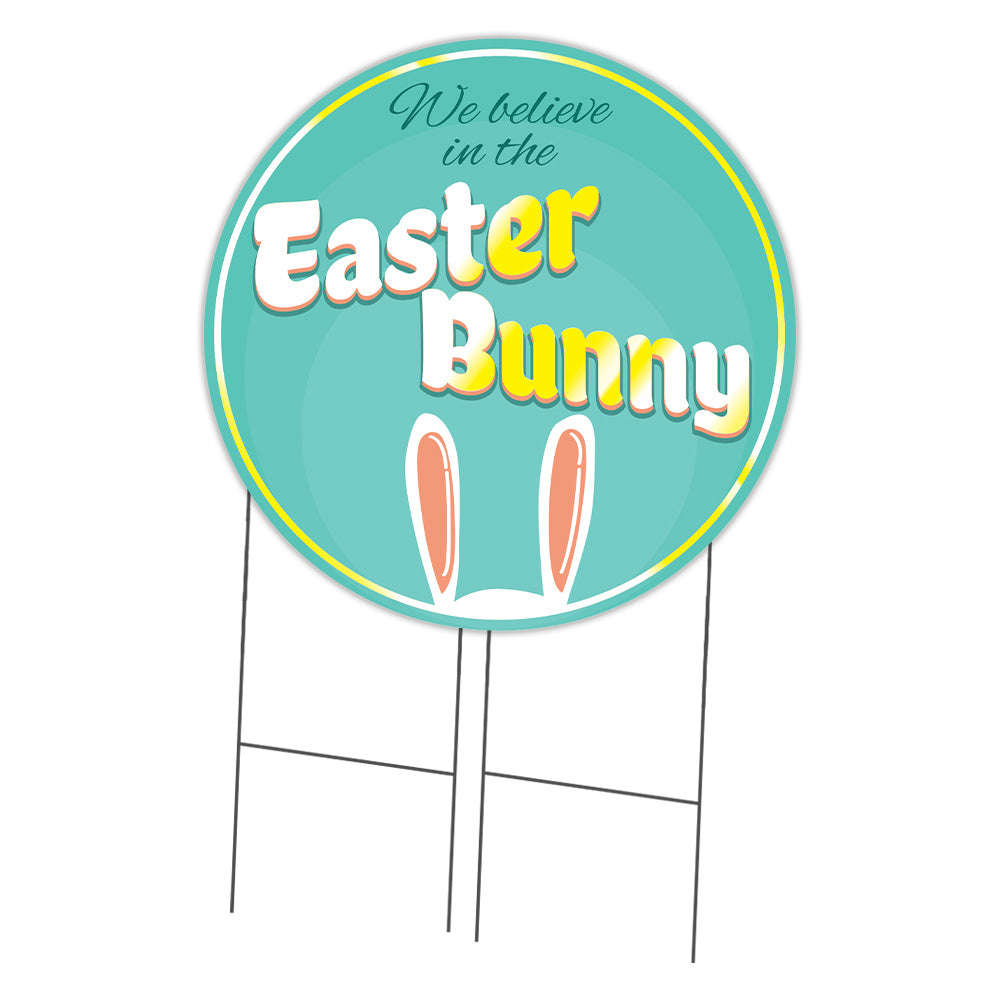 We Believe In Easter Bunny Circle