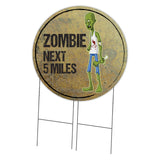 Zombie Next 5 Miles Circle
