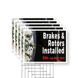 Brakes and Rotors Installed
