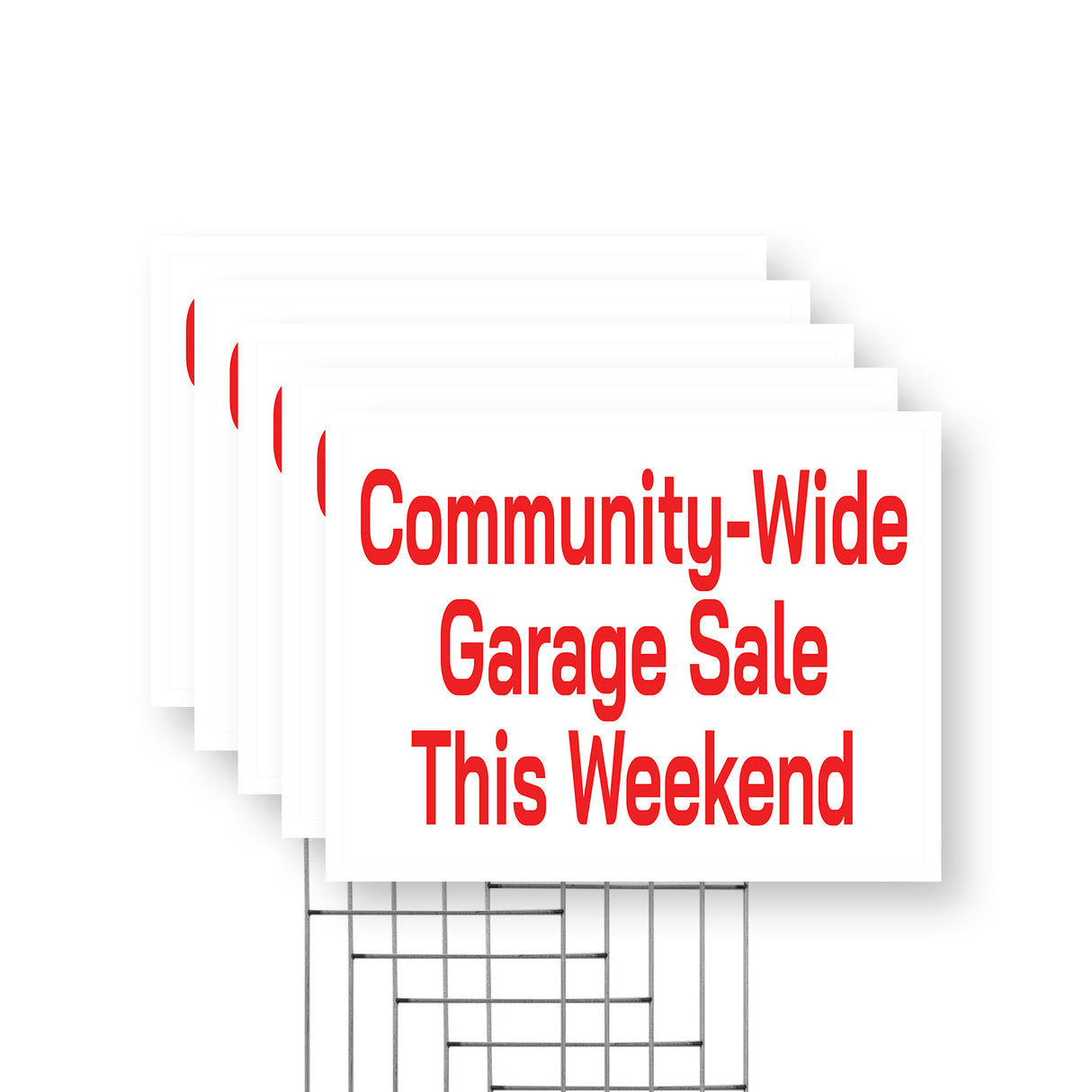 Community Wide Garage Sale This Weekend