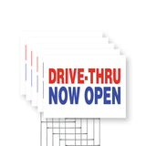 Drive Thru Now Open