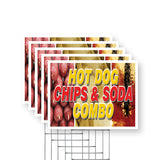 Hot Dogs Chips and Soda Combo