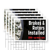Brakes and Rotors Installed