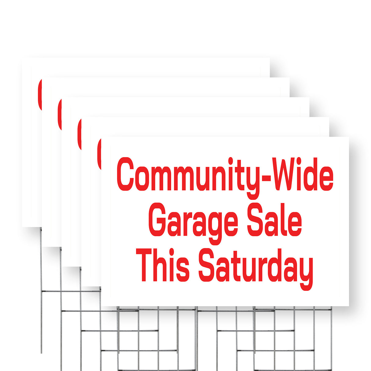 Community Wide Garage Sale This Saturday