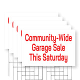 Community Wide Garage Sale This Saturday