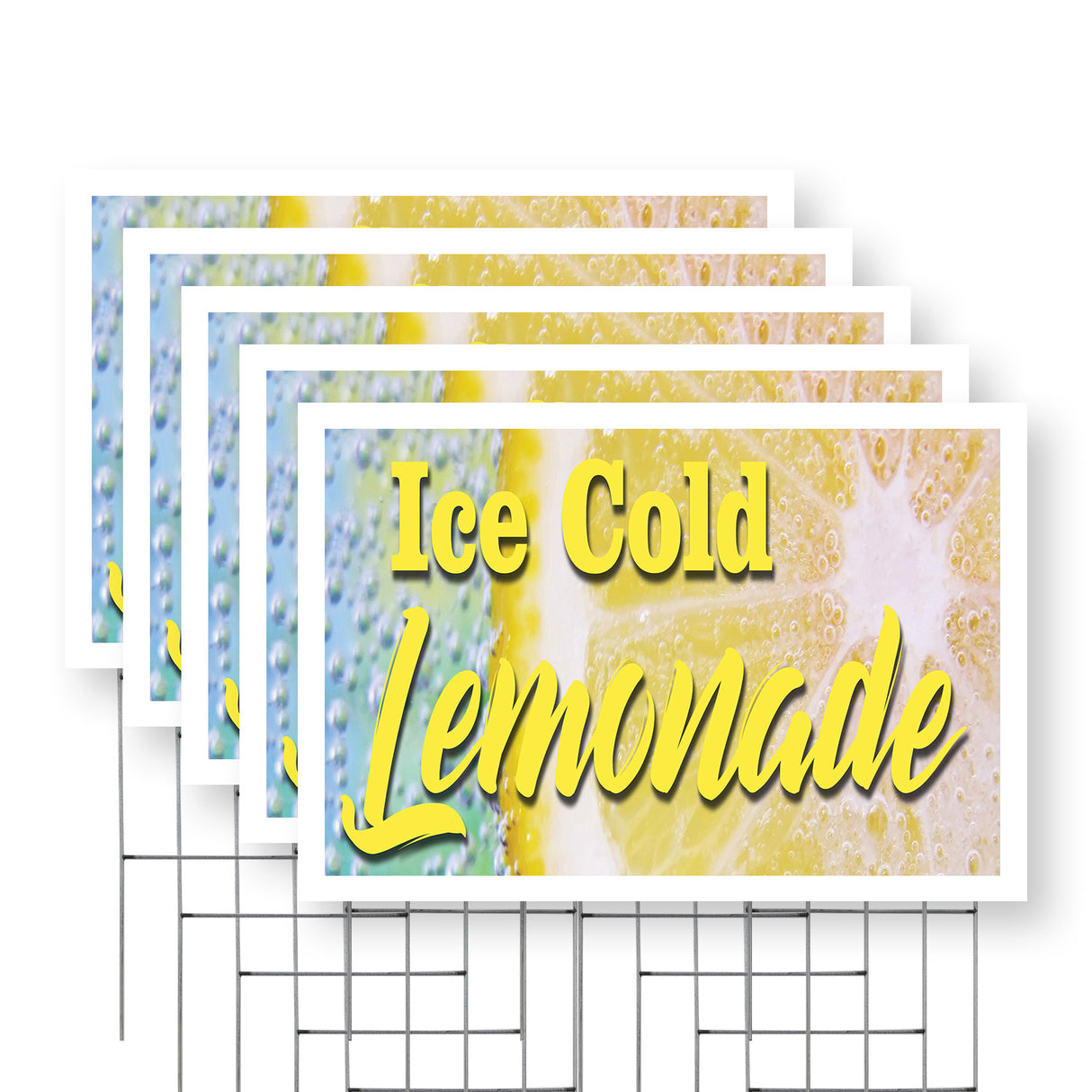 Iced Cold Lemonade