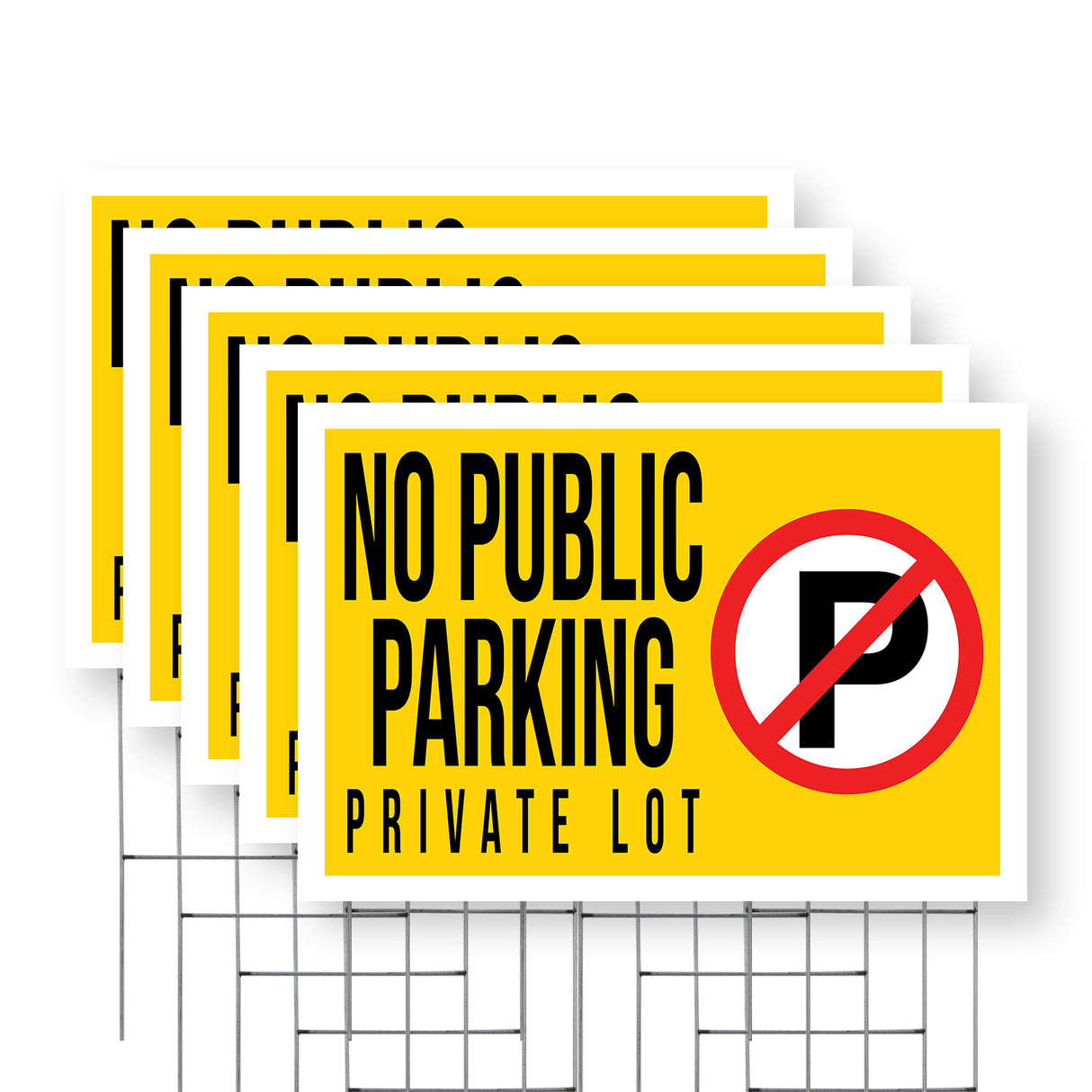 No Public Parking Private Lot