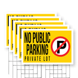 No Public Parking Private Lot