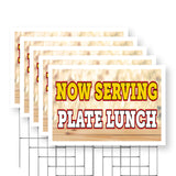 Now Serving Plate Lunch
