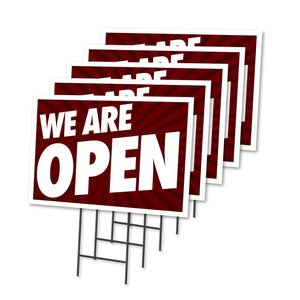 We Are Open