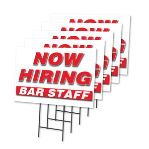 Now Hiring Bar Staff