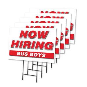 Now Hiring Bus Boys