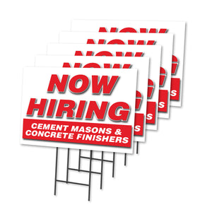 Now Hiring Cement Masons & Concrete Finisher