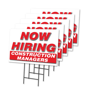 Now Hiring Construction Managers